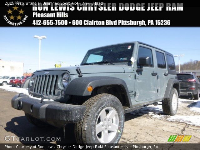 2015 Jeep Wrangler Unlimited Sport 4x4 in Anvil