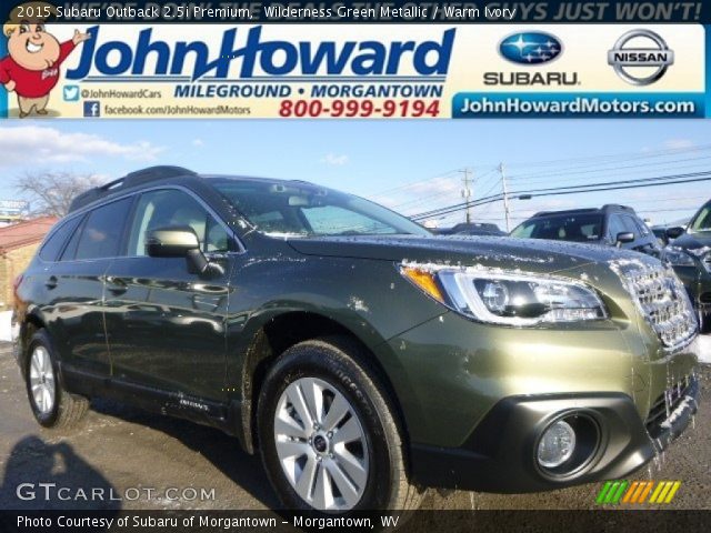 2015 Subaru Outback 2.5i Premium in Wilderness Green Metallic
