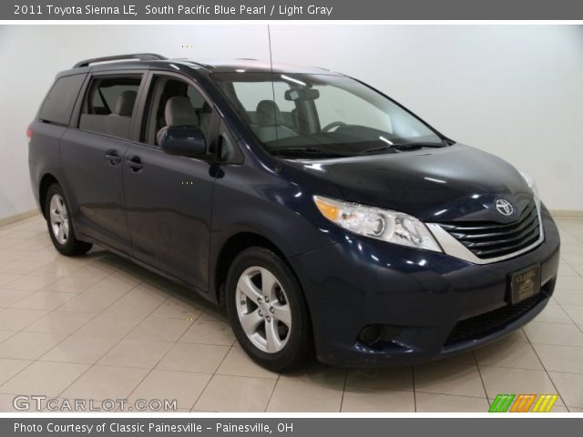 2011 Toyota Sienna LE in South Pacific Blue Pearl