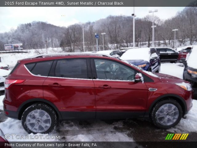 2015 Ford Escape Titanium 4WD in Sunset Metallic