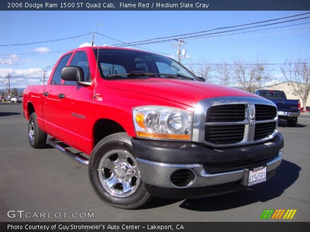 2006 Dodge Ram 1500 ST Quad Cab in Flame Red