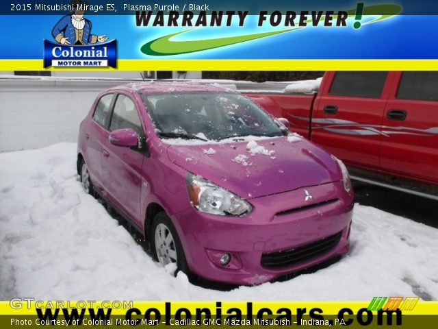 2015 Mitsubishi Mirage ES in Plasma Purple