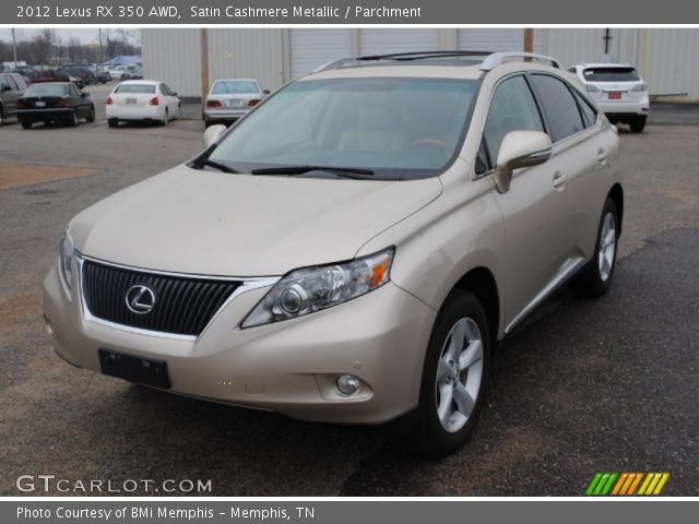 2012 Lexus RX 350 AWD in Satin Cashmere Metallic