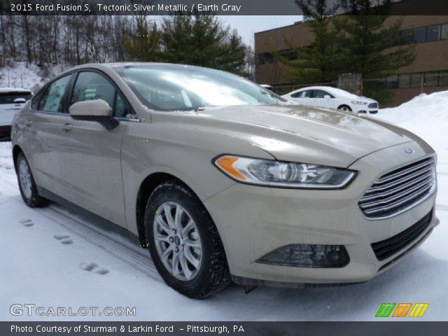 2015 Ford Fusion S in Tectonic Silver Metallic