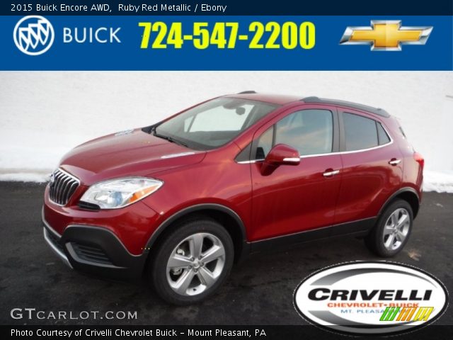 2015 Buick Encore AWD in Ruby Red Metallic