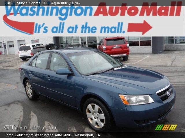 2007 Hyundai Sonata GLS in Aqua Blue