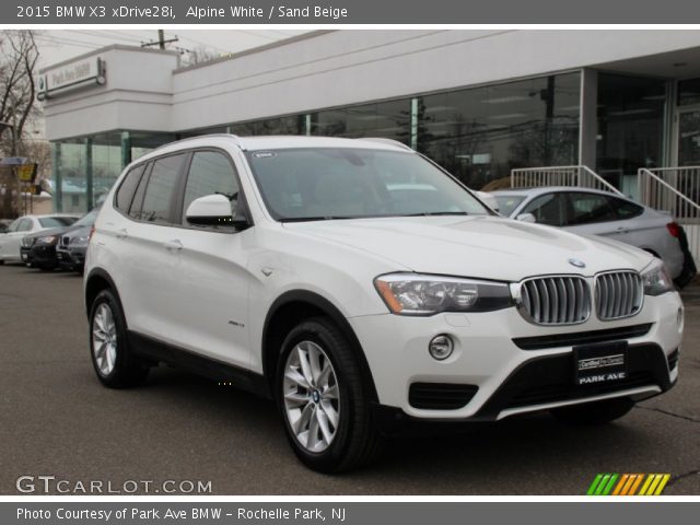 2015 BMW X3 xDrive28i in Alpine White