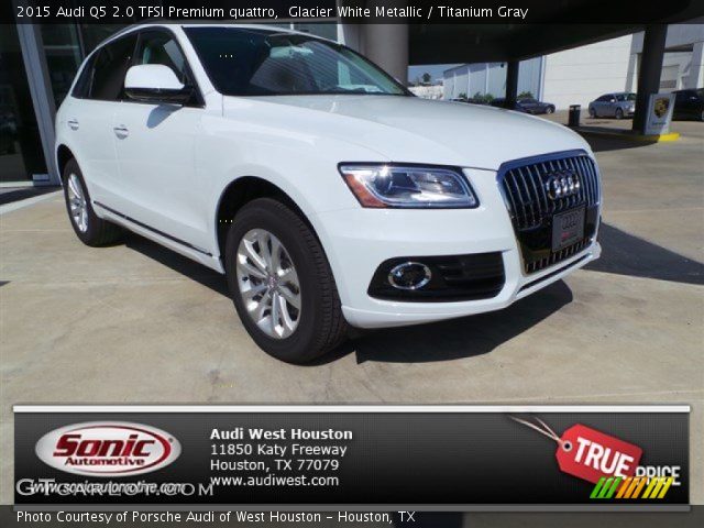 2015 Audi Q5 2.0 TFSI Premium quattro in Glacier White Metallic