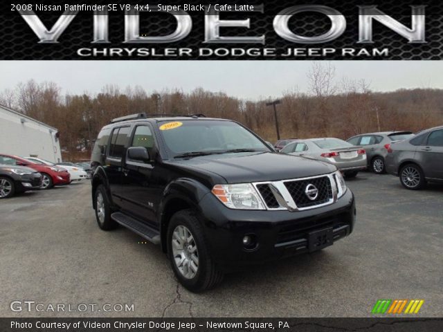 2008 Nissan Pathfinder SE V8 4x4 in Super Black