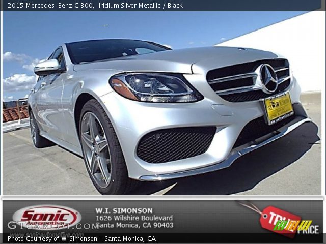 2015 Mercedes-Benz C 300 in Iridium Silver Metallic