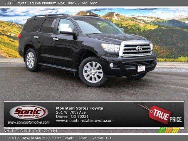2015 Toyota Sequoia Platinum 4x4 in Black