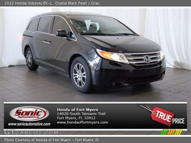 2013 Honda Odyssey EX-L in Crystal Black Pearl