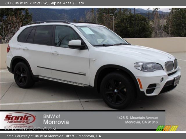 2012 BMW X5 xDrive35d in Alpine White