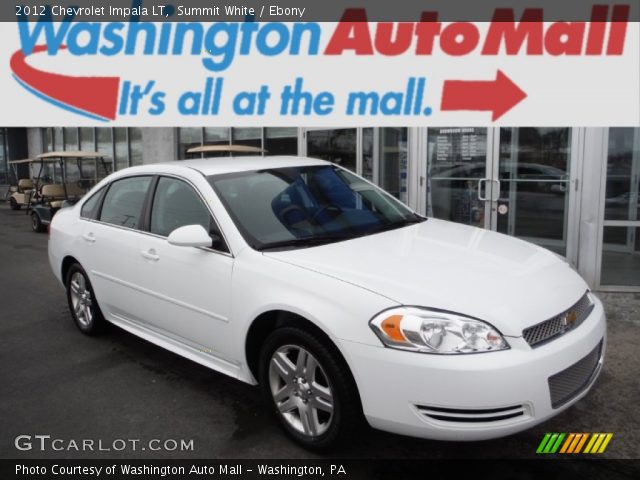 2012 Chevrolet Impala LT in Summit White