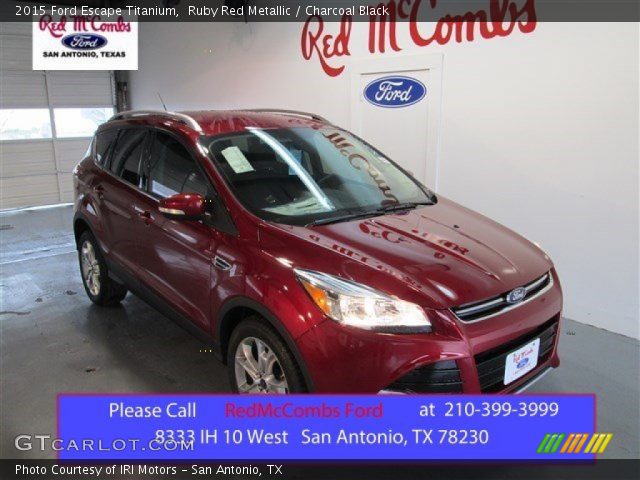 2015 Ford Escape Titanium in Ruby Red Metallic