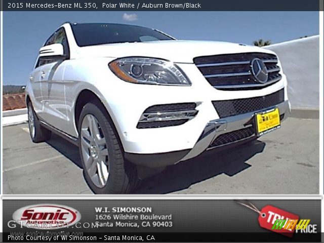 2015 Mercedes-Benz ML 350 in Polar White