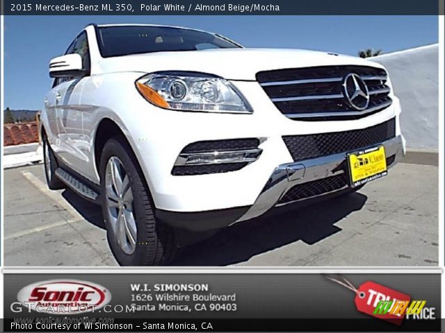 2015 Mercedes-Benz ML 350 in Polar White