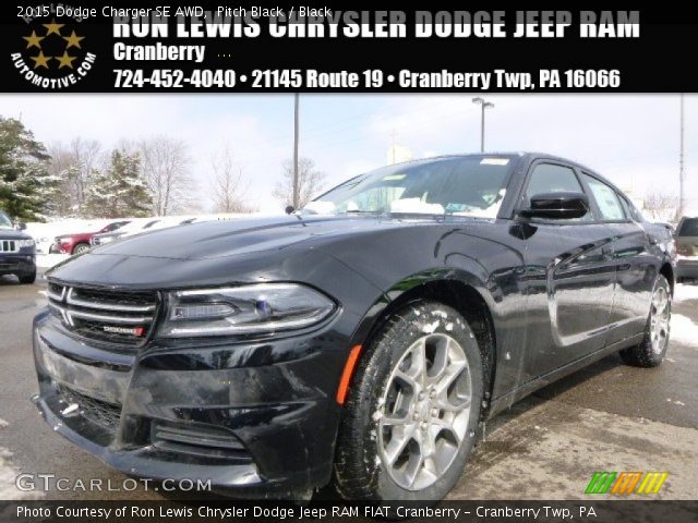 2015 Dodge Charger SE AWD in Pitch Black