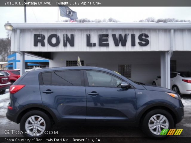 2011 Kia Sportage LX AWD in Twilight Blue