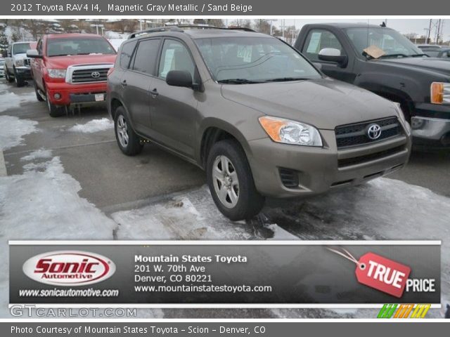 2012 Toyota RAV4 I4 in Magnetic Gray Metallic