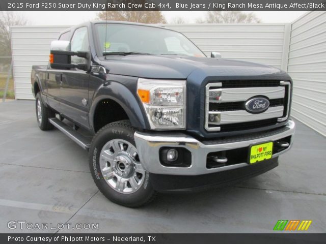 2015 Ford F250 Super Duty King Ranch Crew Cab 4x4 in Blue Jeans