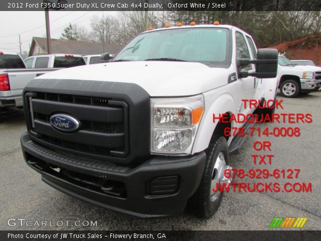 2012 Ford F350 Super Duty XL Crew Cab 4x4 Dually in Oxford White