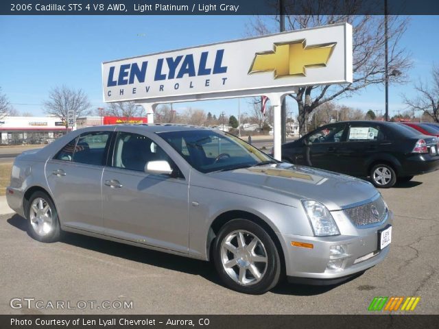 2006 Cadillac STS 4 V8 AWD in Light Platinum