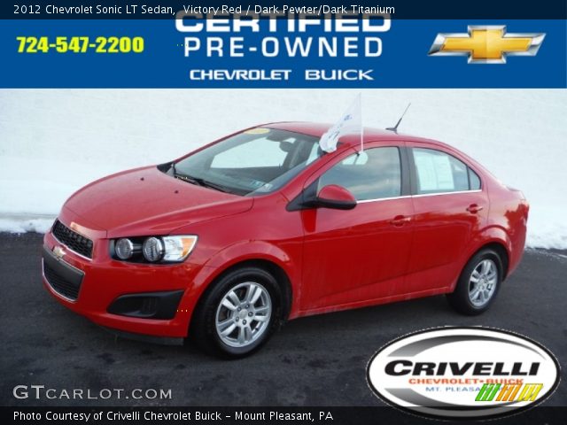 2012 Chevrolet Sonic LT Sedan in Victory Red