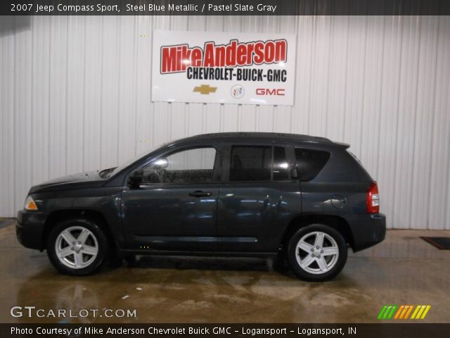 2007 Jeep Compass Sport in Steel Blue Metallic