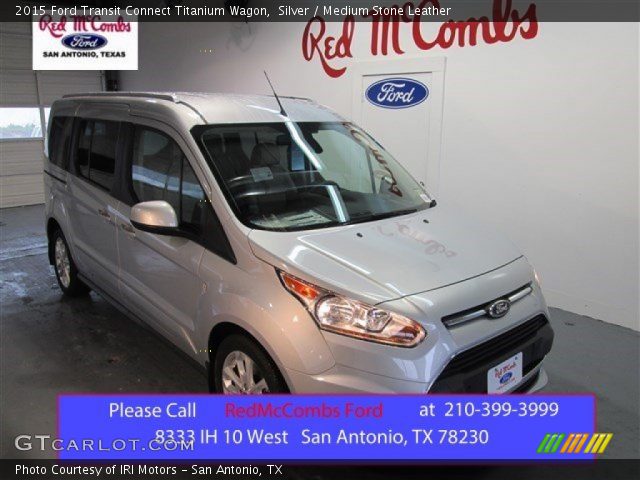 2015 Ford Transit Connect Titanium Wagon in Silver