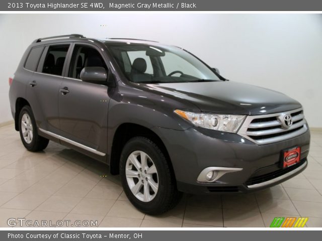 2013 Toyota Highlander SE 4WD in Magnetic Gray Metallic