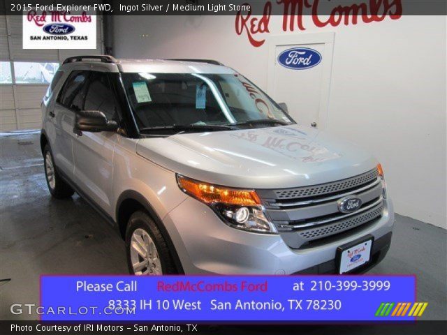 2015 Ford Explorer FWD in Ingot Silver