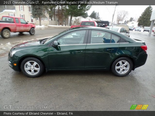 2015 Chevrolet Cruze LT in Rainforest Green Metallic