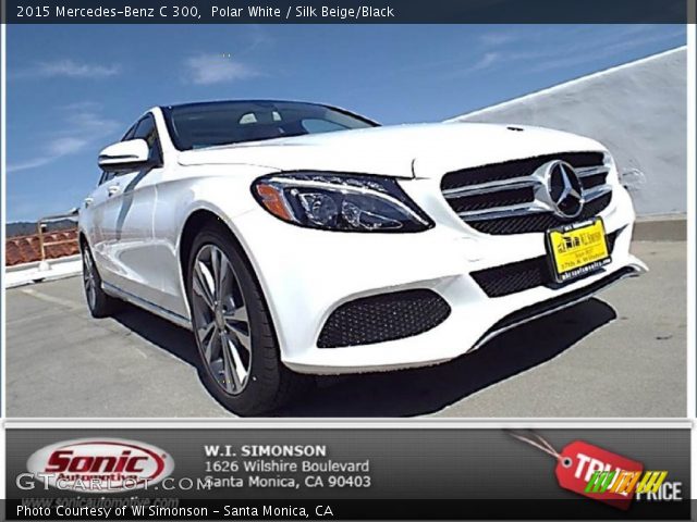 2015 Mercedes-Benz C 300 in Polar White