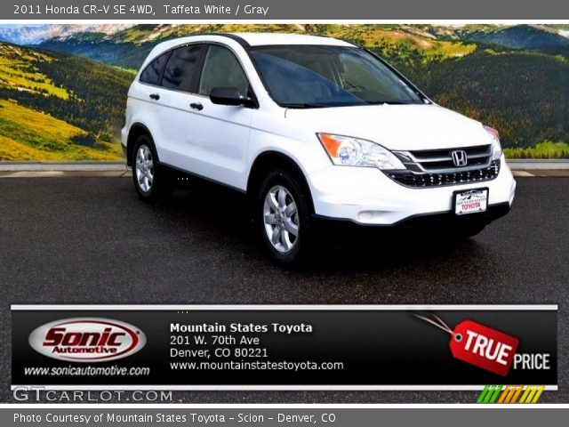 2011 Honda CR-V SE 4WD in Taffeta White