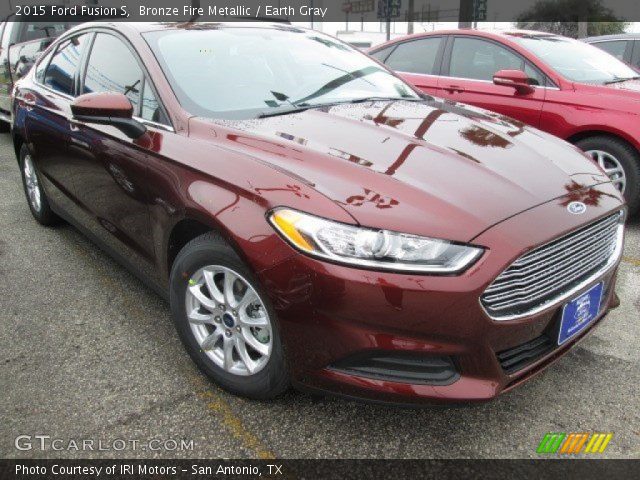2015 Ford Fusion S in Bronze Fire Metallic