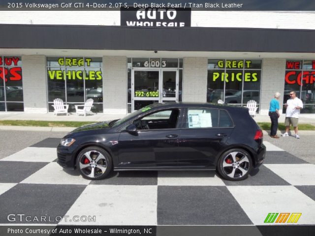 2015 Volkswagen Golf GTI 4-Door 2.0T S in Deep Black Pearl