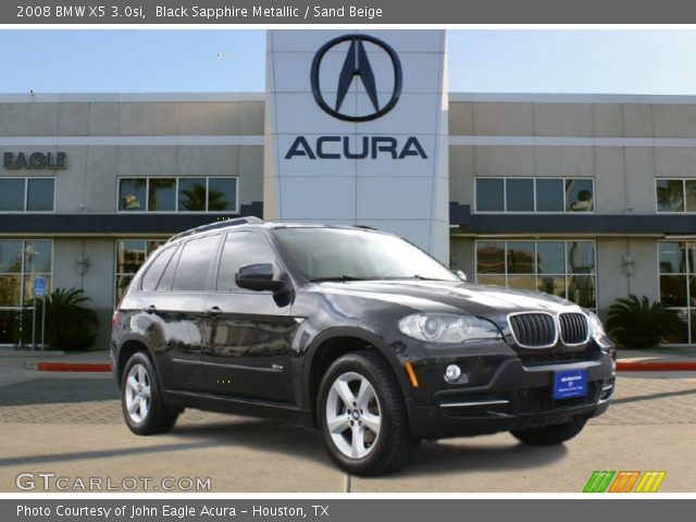 2008 BMW X5 3.0si in Black Sapphire Metallic