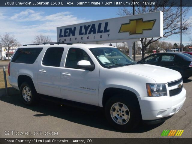 2008 Chevrolet Suburban 1500 LT 4x4 in Summit White