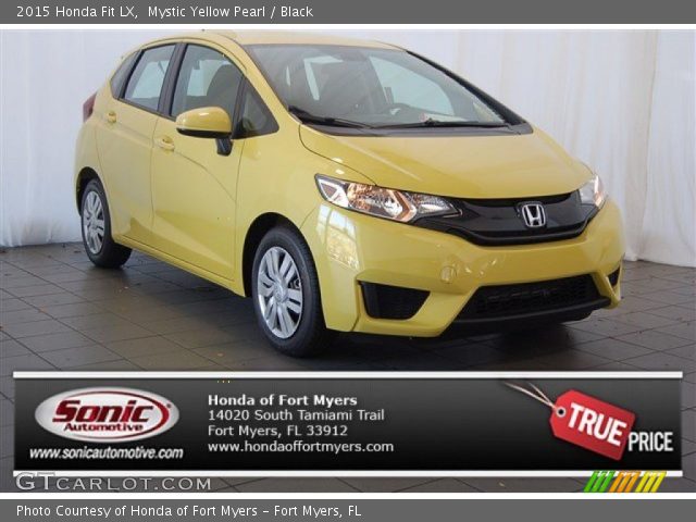 2015 Honda Fit LX in Mystic Yellow Pearl