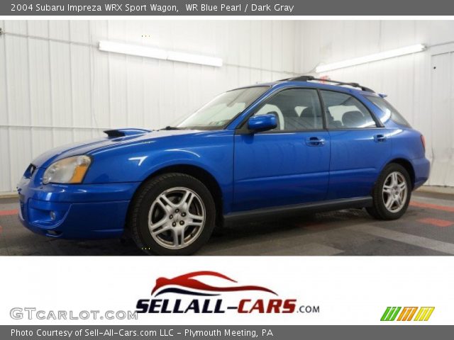 2004 Subaru Impreza WRX Sport Wagon in WR Blue Pearl