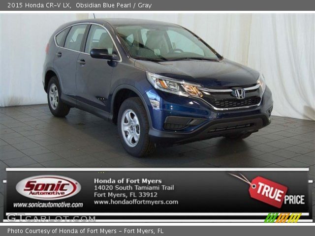 2015 Honda CR-V LX in Obsidian Blue Pearl
