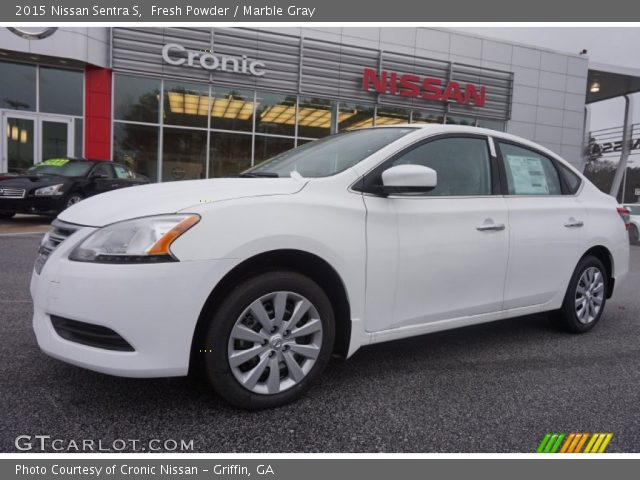 2015 Nissan Sentra S in Fresh Powder