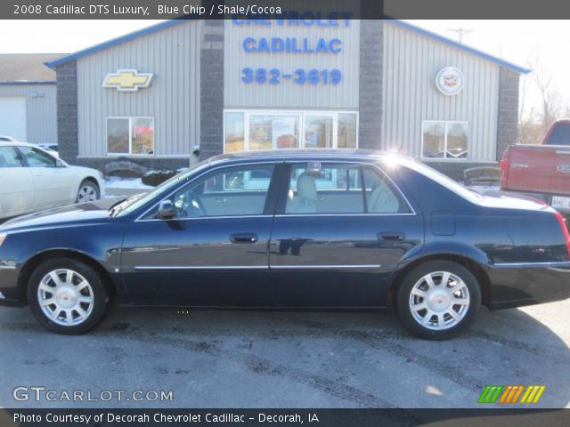 2008 Cadillac DTS Luxury in Blue Chip