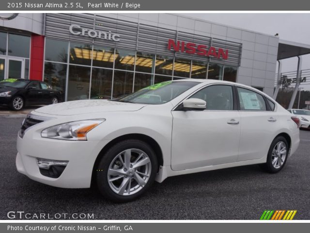 2015 Nissan Altima 2.5 SL in Pearl White