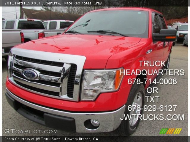 2011 Ford F150 XLT SuperCrew in Race Red