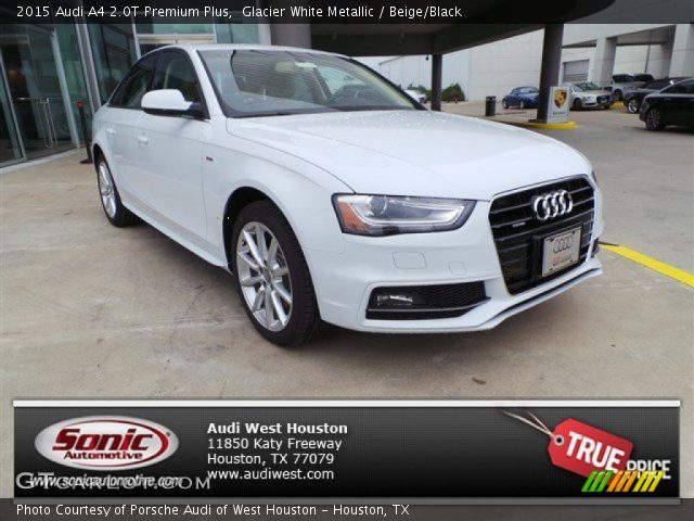 2015 Audi A4 2.0T Premium Plus in Glacier White Metallic