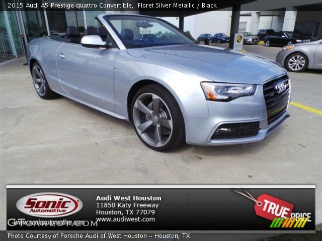 2015 Audi A5 Prestige quattro Convertible in Floret Silver Metallic