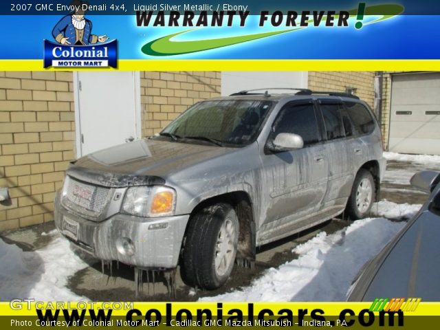 2007 GMC Envoy Denali 4x4 in Liquid Silver Metallic