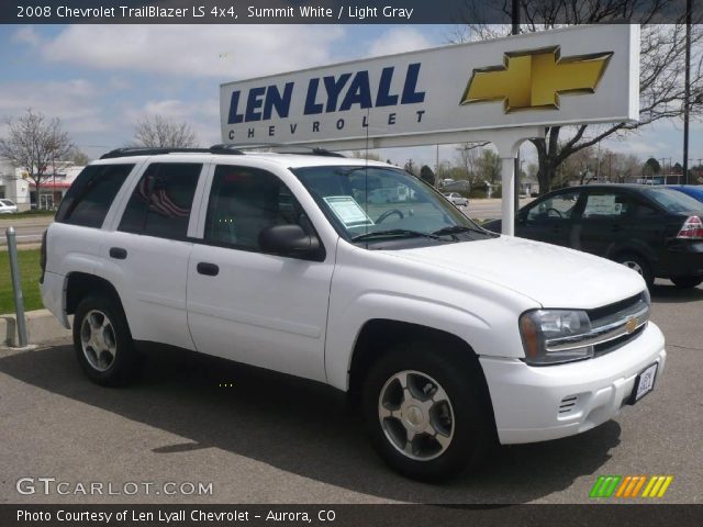 2008 Chevrolet TrailBlazer LS 4x4 in Summit White
